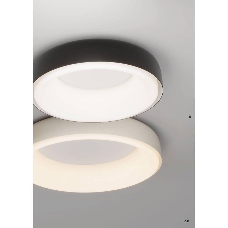 Redo 01-3724 - LED mennyezeti lámpatest DIP LED/40W/230V 2700/3000/4000/5000/6500K CRI 90 átm. 62,4 cm fekete