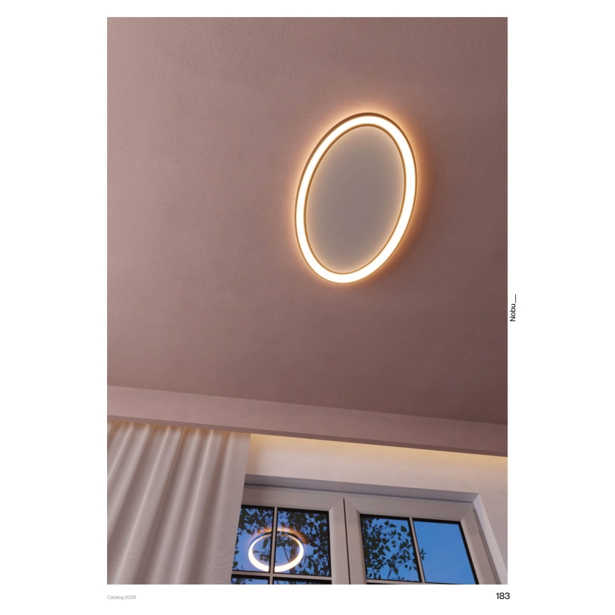 Redo 01-3810 - NOBU dimmelhető LED mennyezeti lámpa, 80 W, 230 V, 3000/4000 K, CRI 90, aranyszínű