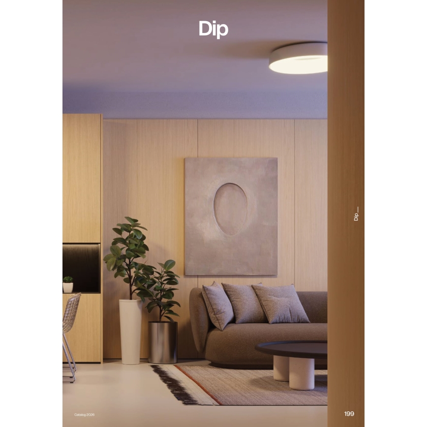 Redo 01-3940 - LED mennyezeti lámpatest DIP LED/30W/230V 2700/3000/4000/5000/6500K CRI 90 átm. 48,6 cm fehér