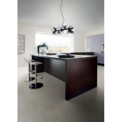 Redo 01-3989 - Csillár zsinóron ASTRA 9xG9/8W/230V fekete