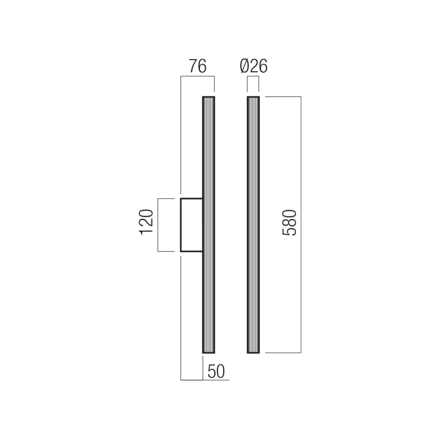 Redo 01-4057 - Dimmelhető NIKOS LED fali lámpatest LED/10W/230V 3000K CRI 90 fehér