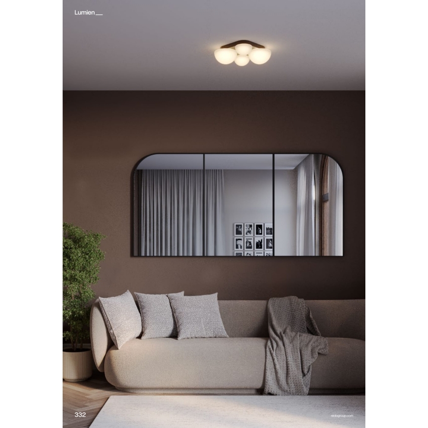 Redo 01-4332 - LED mennyezeti lámpatest LUMIEN 4xLED/26W/230V 2700/3000K CRI 90 fehér/arany