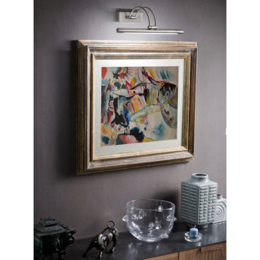 Redo 01-455 - LED Képmegvilágító IKON LED/8W/230V 35,6 cm fényezett króm