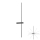 Redo 01-4675 - LED fali lámpa TANGENT LED/9W/230V 2700/2850/3000K 73 cm CRI 90 fekete