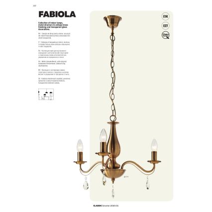 Redo 02-710 - Fali lámpa FABIOLA 2xE14/28W/230V