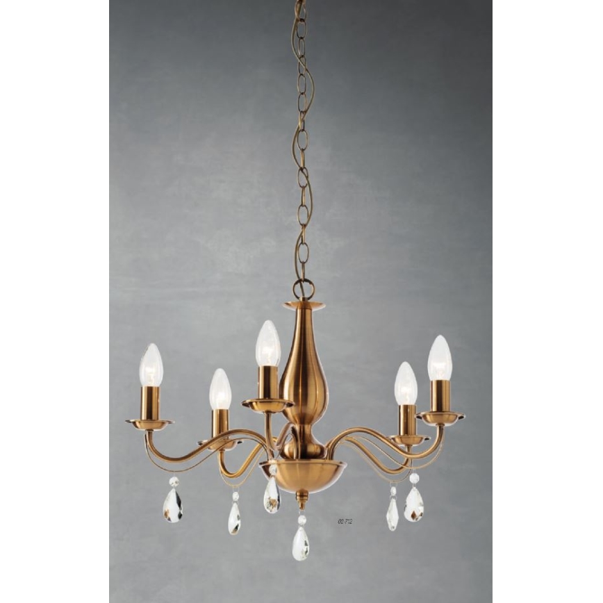 Redo 02-712 - Csillár láncon FABIOLA 5xE14/28W/230V