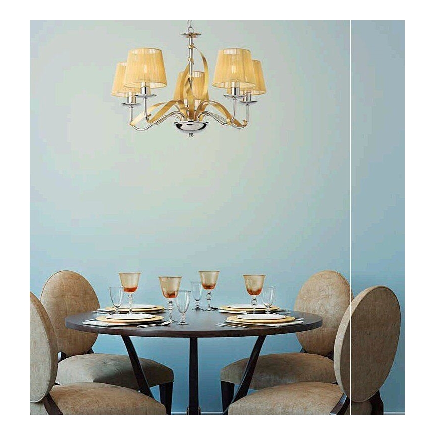 Redo 02-952 - Csillár láncon VIRTUU 5xE14/28W/230V