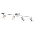 Redo 04-332 - SLIM LED spotlámpa 4xLED/4W/230V, fényes króm