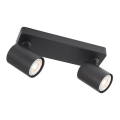 Redo 04-470 - CAMEO irányítható spotlámpa 2xGU10/35W/230V fekete