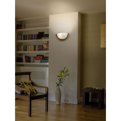 Redo 05-085 - Fali lámpa COSI 1xE27/42W/230V mahagóni