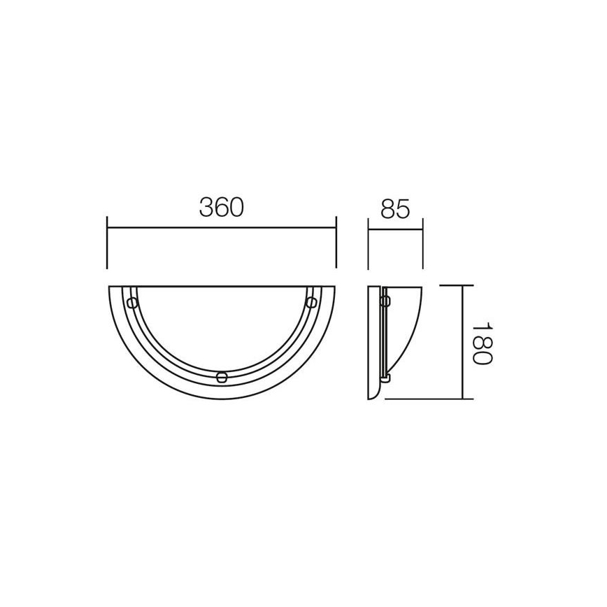 Redo 05-085 - Fali lámpa COSI 1xE27/42W/230V mahagóni