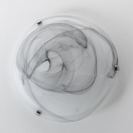 Redo 05-393 - Mennyezeti lámpa VIRGINIA 2xE27/42W/230V Ø 40 cm szürke