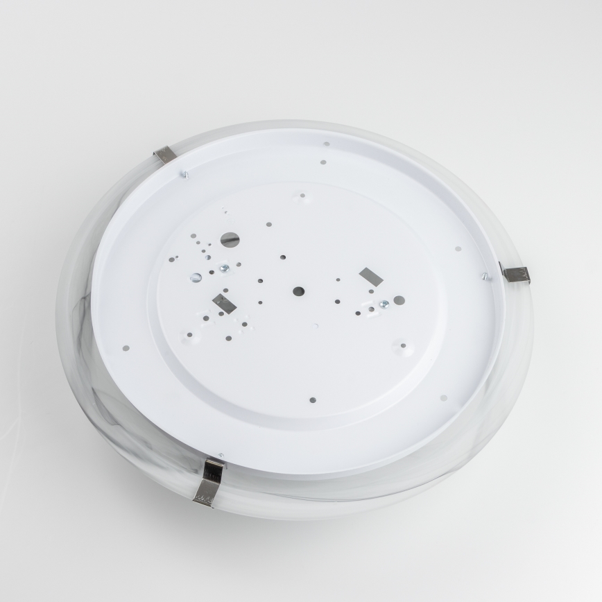 Redo 05-393 - Mennyezeti lámpa VIRGINIA 2xE27/42W/230V Ø 40 cm szürke