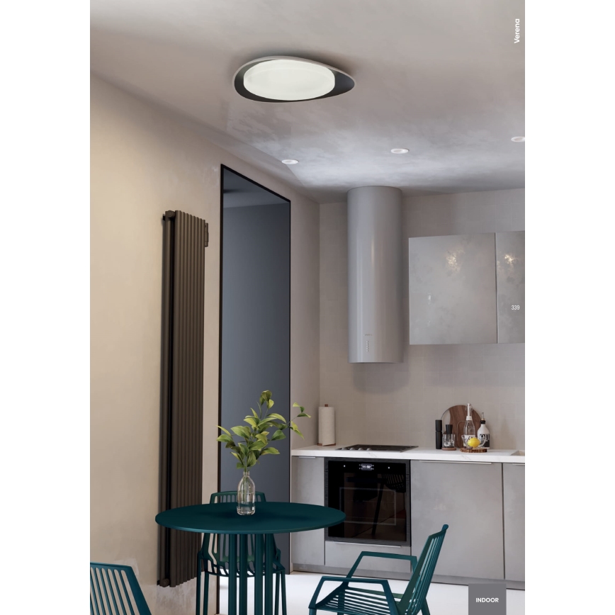 Redo 05-922 - LED Mennyezeti lámpa VERENA LED/24W/230V antracit