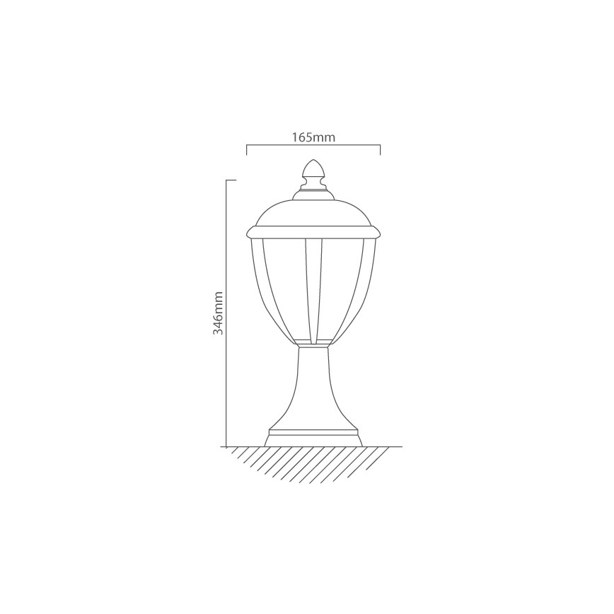 Redo 2604-3K BL - LED Kültéri lámpa UNITE LED/6,5W/230V IP44