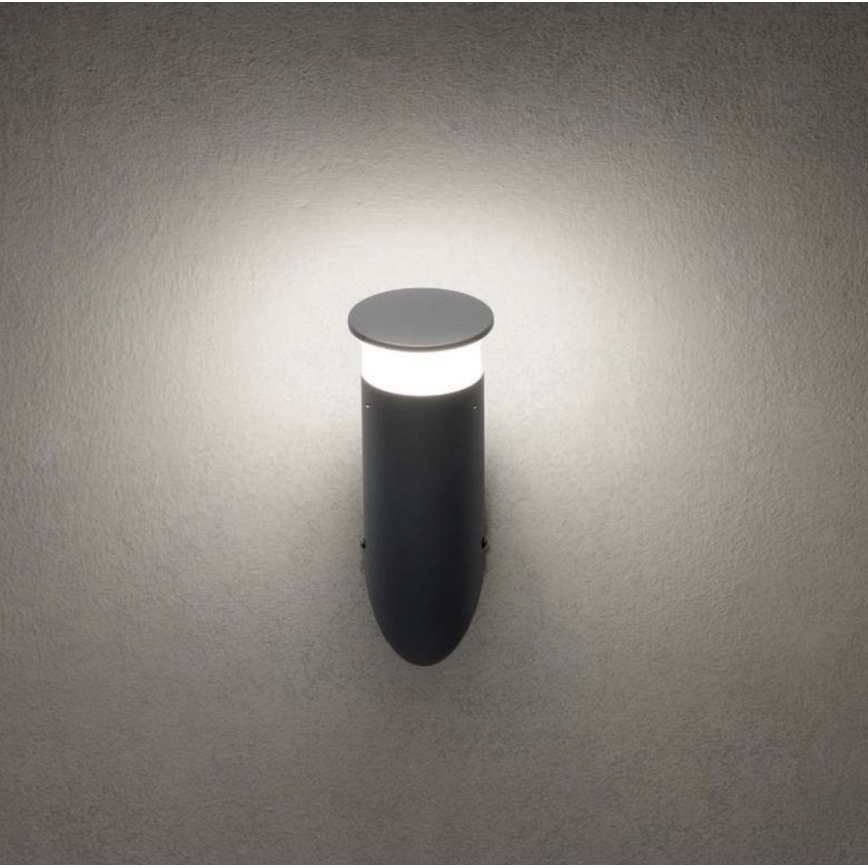 Redo 90073 - LED RGBW Kültéri fali lámpa ALGON LED/6W/230V Wi-Fi Tuya IP65 antracit