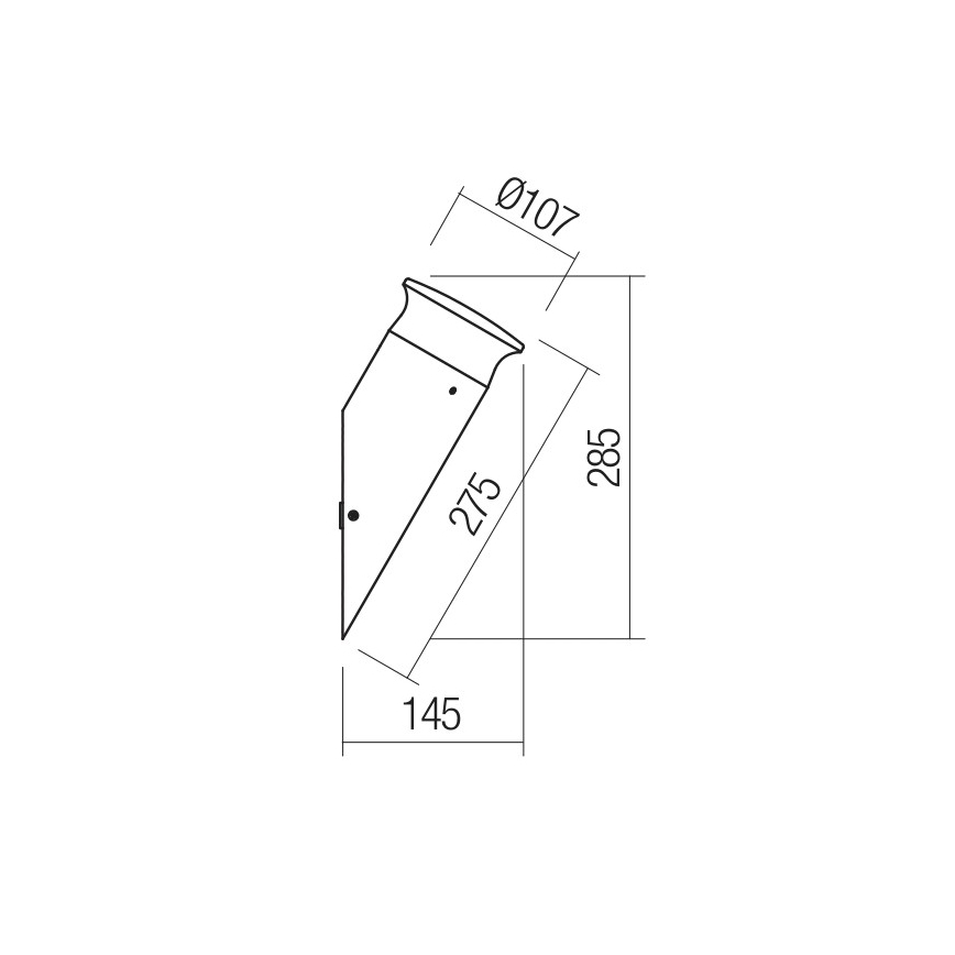 Redo 90073 - LED RGBW Kültéri fali lámpa ALGON LED/6W/230V Wi-Fi Tuya IP65 antracit