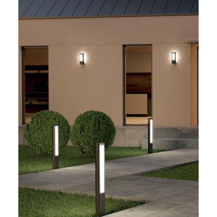 Redo 90125 - DOLMEN LED kültéri lámpa, 12,44 W, 230 V, IP54, antracit