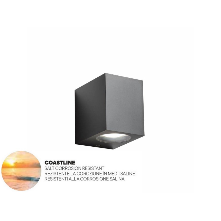 Redo 90151 - Kültéri fali lámpa  PUNTA 1xGU10/7W/230V IP44