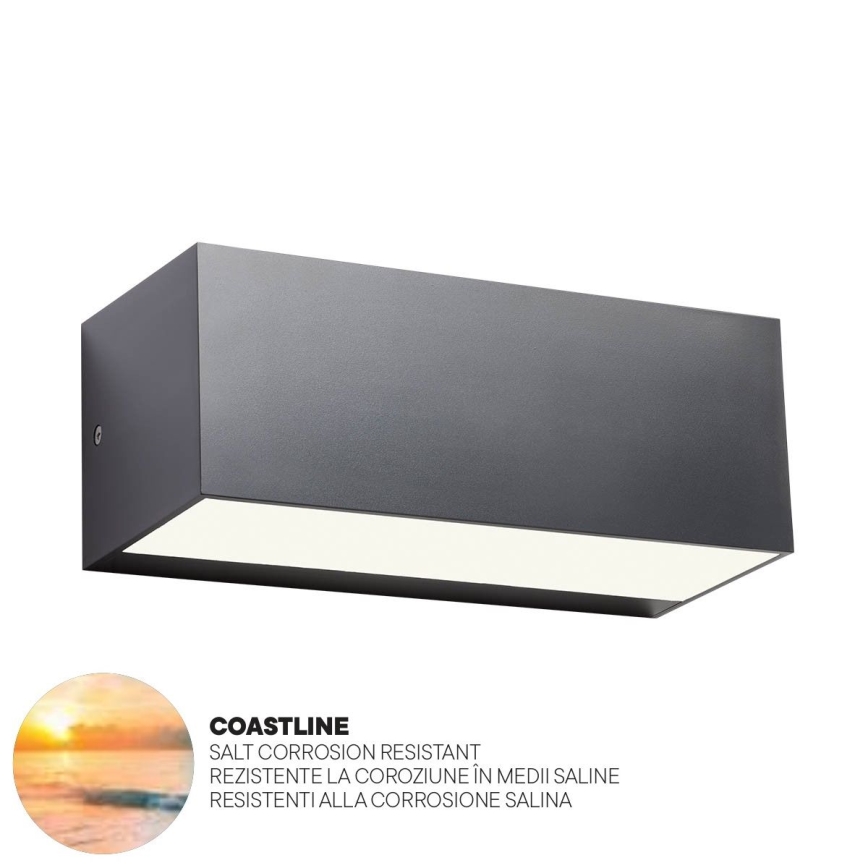 Redo 90153 - LAMPRIS kültéri fali lámpa LED/9W/230V IP65