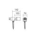 Redo 90183 - Kültéri lámpa PIT 1xGU10/35W/230V IP65