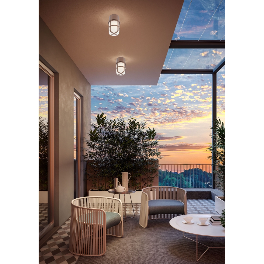 Redo 90194 - Kültéri spotlámpa TRITON 1xE27/28W/230V IP54 réz