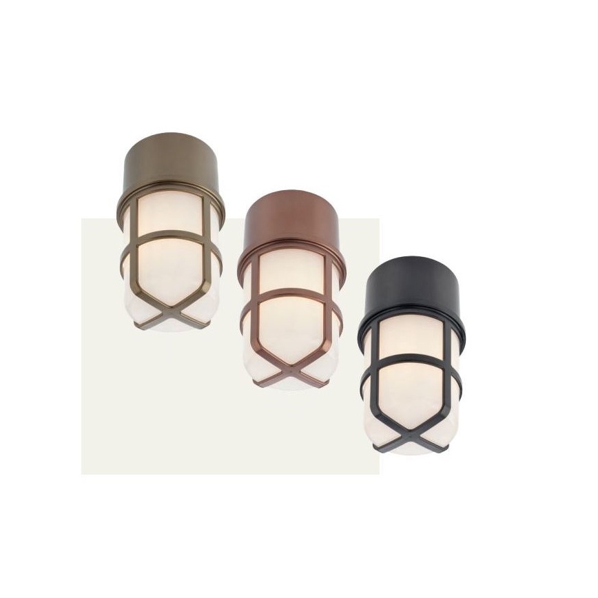 Redo 90194 - Kültéri spotlámpa TRITON 1xE27/28W/230V IP54 réz