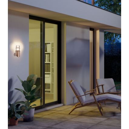 Redo 90197 - Kültéri fali lámpa TRITON 1xE27/28W/230V IP54 réz