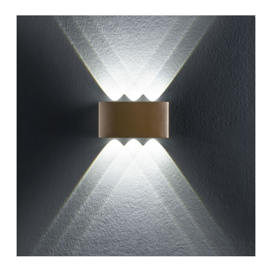 Redo 90226 - LED Kültéri fali lámpa FABO LED/6W/230V 3000K IP54 szürke