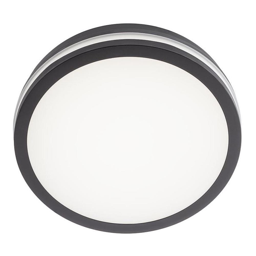Redo 90286 - LED Kültéri mennyezeti lámpa ISOLA LED/24W/230V átm. 26 cm 3000/4000/6500K IP54 antracit