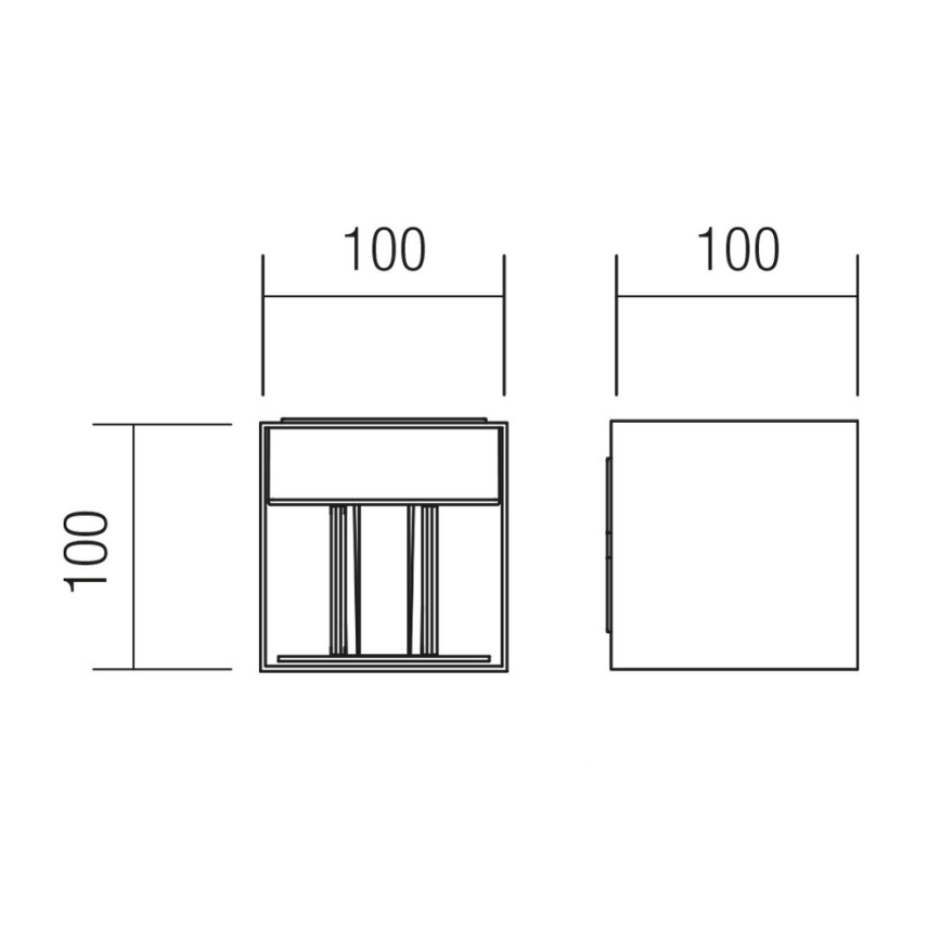 Redo 90291 - LED Kültéri lámpa WINK LED/10W/230V IP54