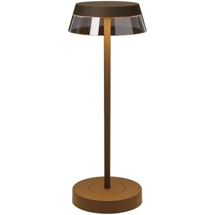 Redo 90308 - LED Dimmelhető érintős asztali lámpa ILUNA LED/2,5W/5V 2700-3000K 3000 mAh IP65 barna