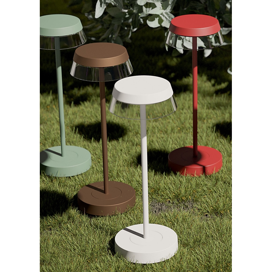 Redo 90308 - LED Dimmelhető érintős asztali lámpa ILUNA LED/2,5W/5V 2700-3000K 3000 mAh IP65 barna