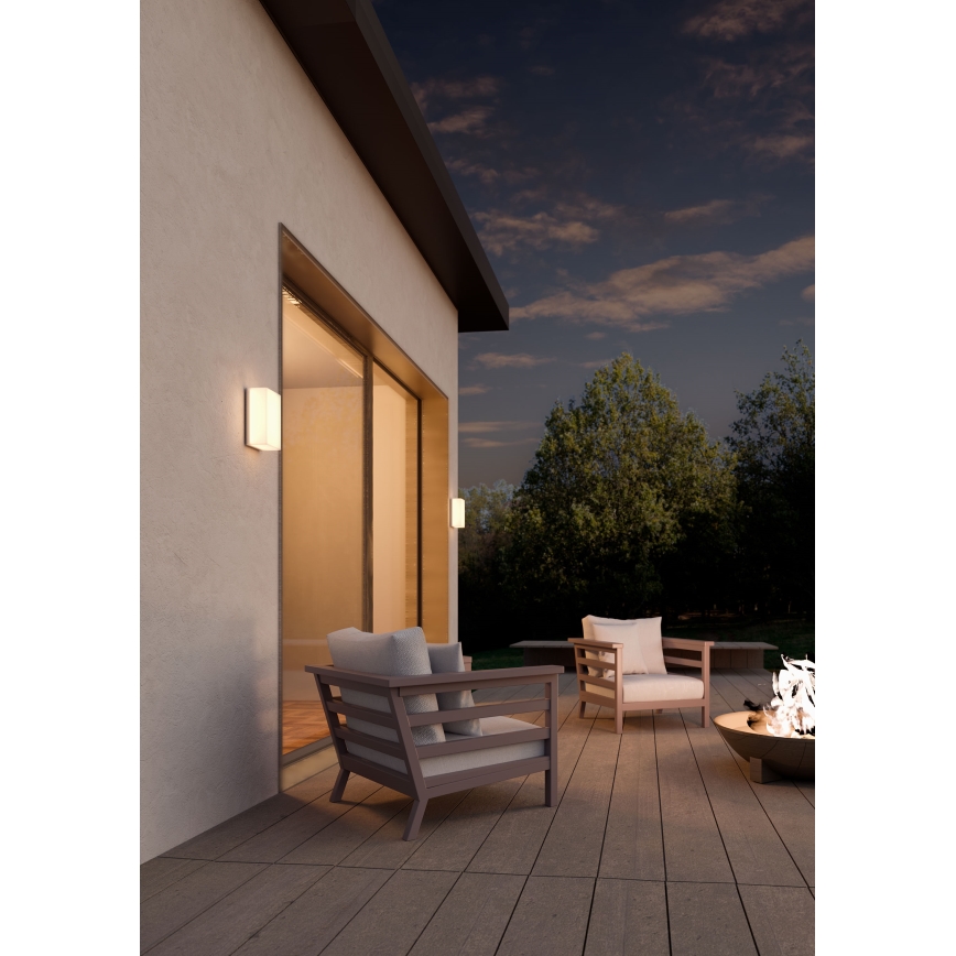 Redo 90321 - LED kültéri fali lámpatest KODIAK LED/5W/230V 4000K 10 cm IP65 fehér