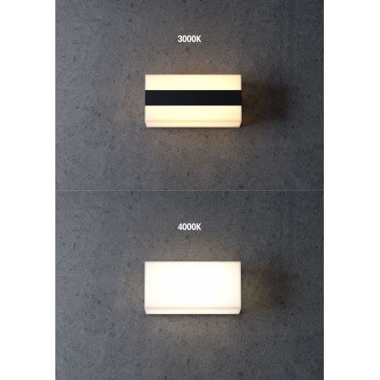 Redo 90325 - LED kültéri fali lámpa KODIAK LED/8W/230V 4000K 20 cm IP65 fehér