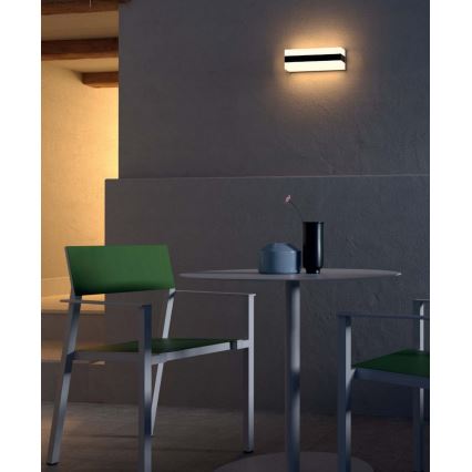 Redo 90326 - LED Kültéri fali lámpa KODIAK LED/8W/230V IP65 fehér/fekete