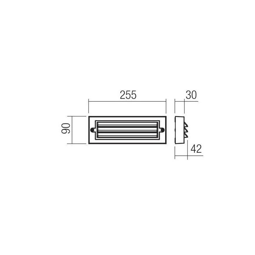 Redo 90330 - LED Kültéri fali lámpa KRUP LED/6W/230V IP65 antracit