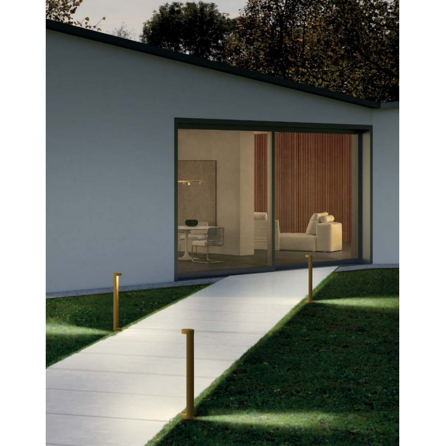 Redo 90366 - LED kültéri lámpa ZEUS LED/11,5W/230V 3000K 75 cm IP54 barna