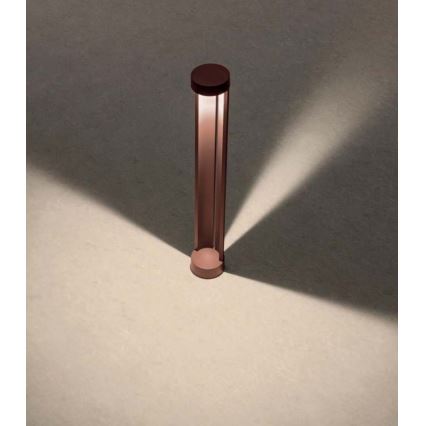 Redo 90366 - LED kültéri lámpa ZEUS LED/11,5W/230V 3000K 75 cm IP54 barna