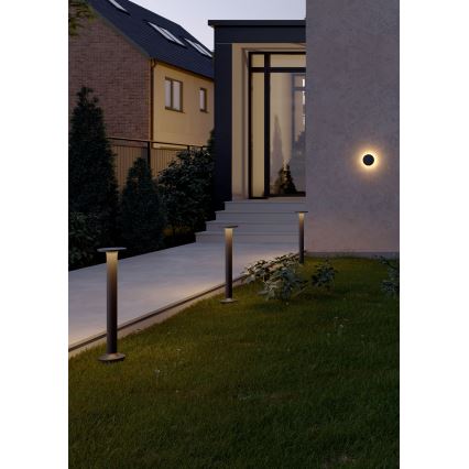Redo 90374 - AURA kültéri LED-lámpa, 8W, 230V, 3000K, 70 cm, IP65, antracit
