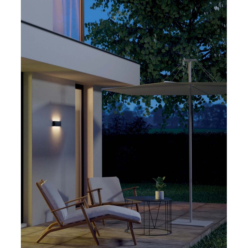 Redo 90376 - LED Kültéri fali lámpa KAMAL LED/4,4W/230V 3000K IP54 szürke