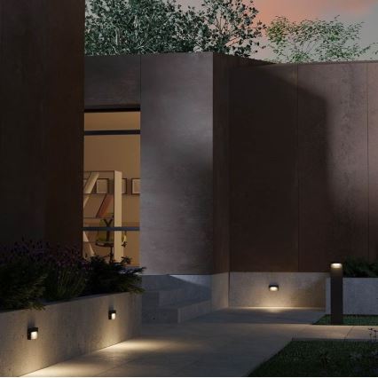 Redo 90426 - LED Kültéri fali lámpa POLIFEMO LED/8W/230V IP65 antracit