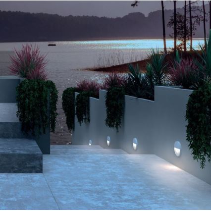 Redo 90472 - LED Kültéri fali lámpa LANDER LED/3W/230V IP54 fehér