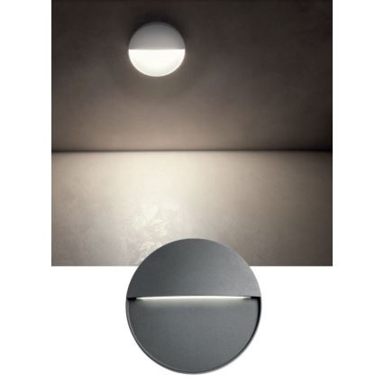 Redo 90477 - LED Kültéri fali lámpa LANDER LED/6W/230V IP54 antracit