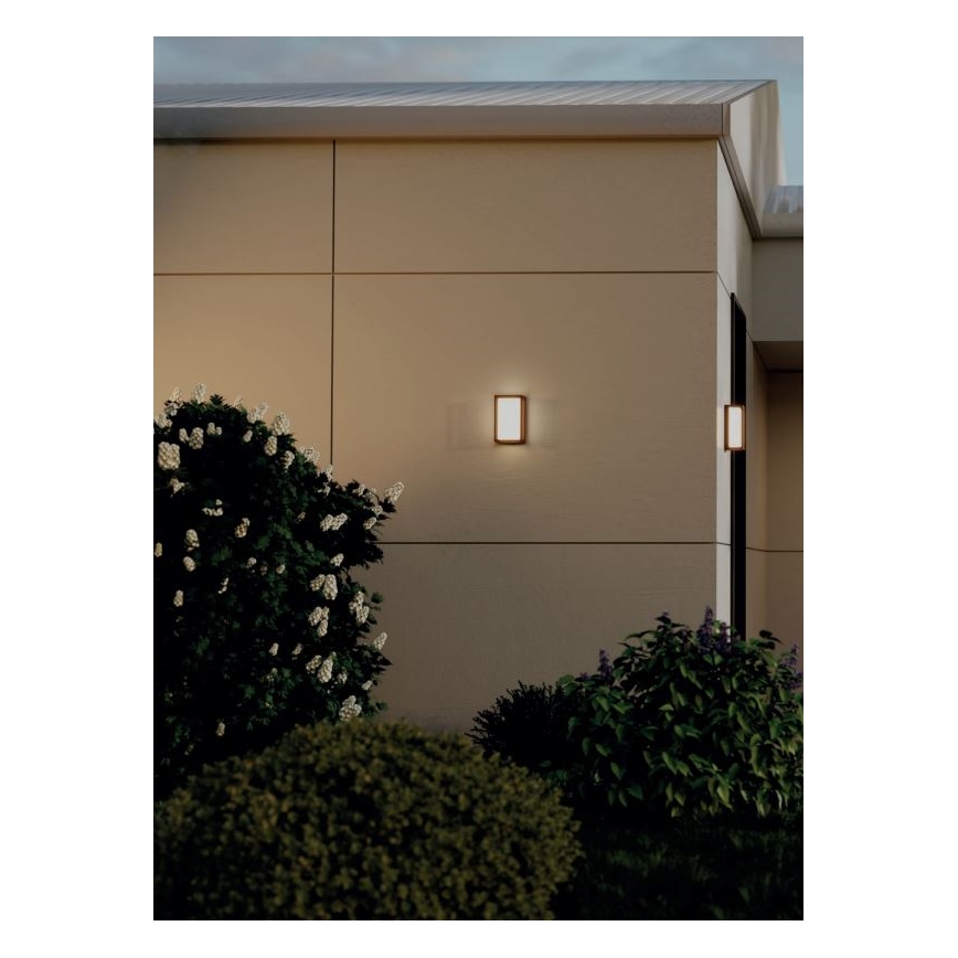 Redo 90534 - LED Kültéri fali lámpa QUADRIS LED/12W/230V IP54 barna