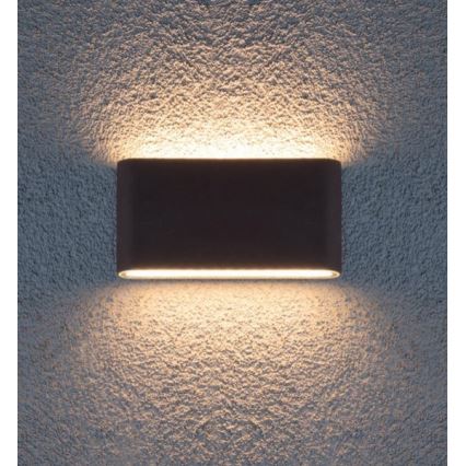 Redo 9054 - LED Kültéri fali lámpa POCKET LED/13W/230V IP54 antracit