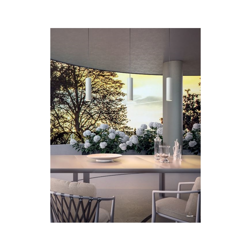 Redo 90570 - LED Kültéri függeszték KLOU LED/9W/230V IP54 fehér