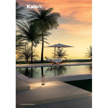 Redo 90578 - LED kültéri lámpa KALEN LED/8W/230V 3000K 50 cm IP65 antracit