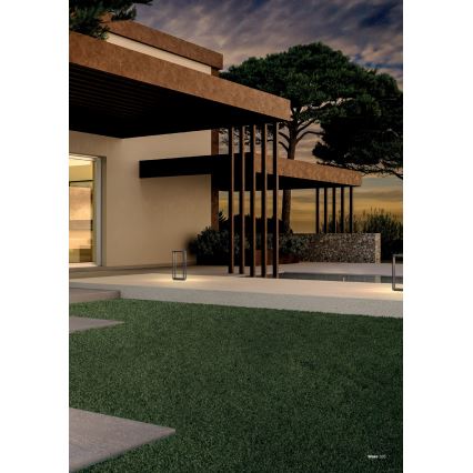 Redo 90580 - WAKE LED kültéri lámpa, 8W, 230V, 3000K, 20 cm, IP65, antracit