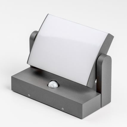 Redo 90587 - FLIP érzékelővel kültéri LED fali lámpatest LED/20W/230V, 3000K, CRI 90, IP54, antracit